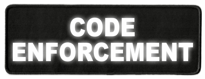 Code Enforcement Patch Uniform